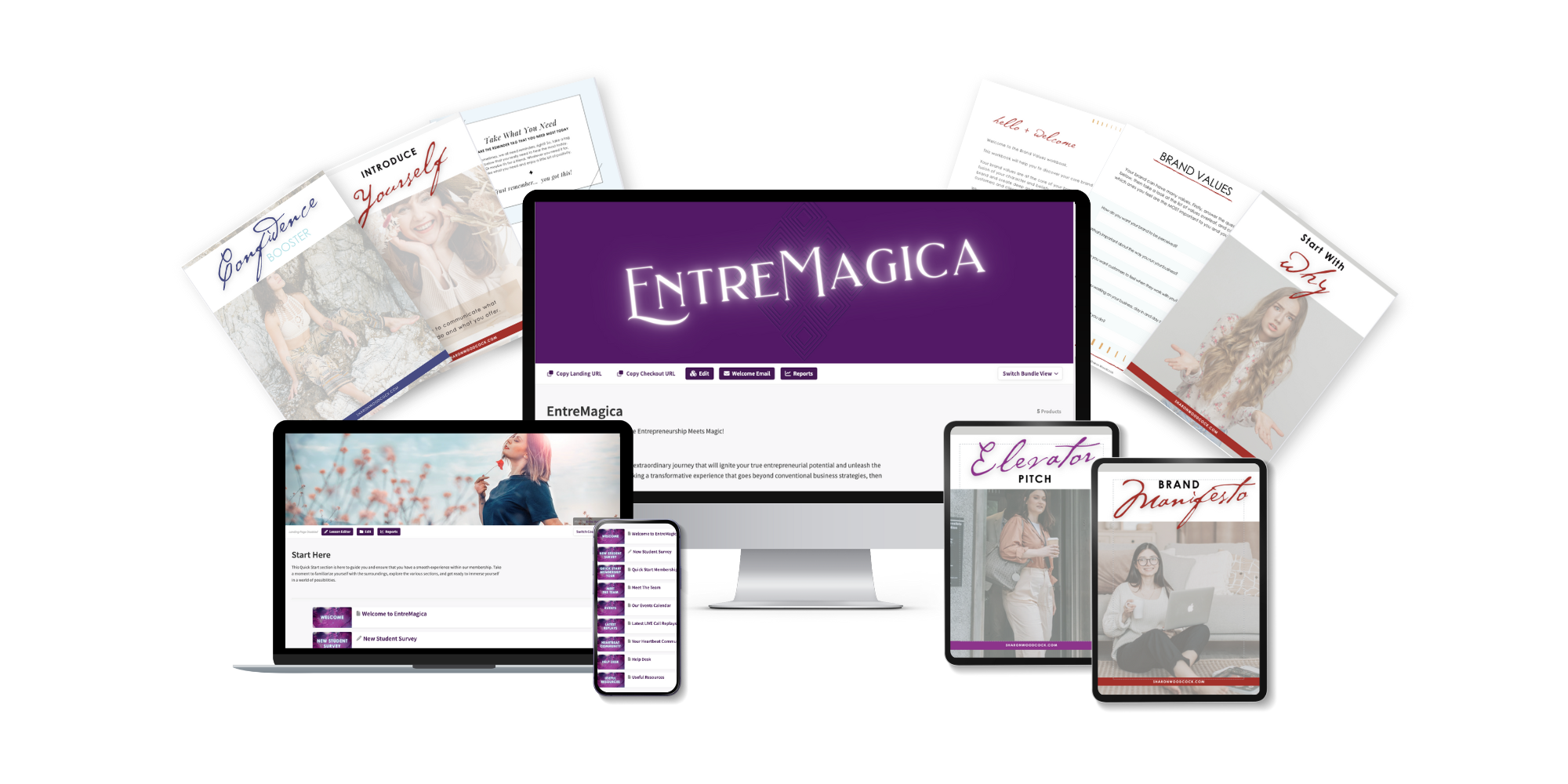 EntreMagica Sales Page Mock Up